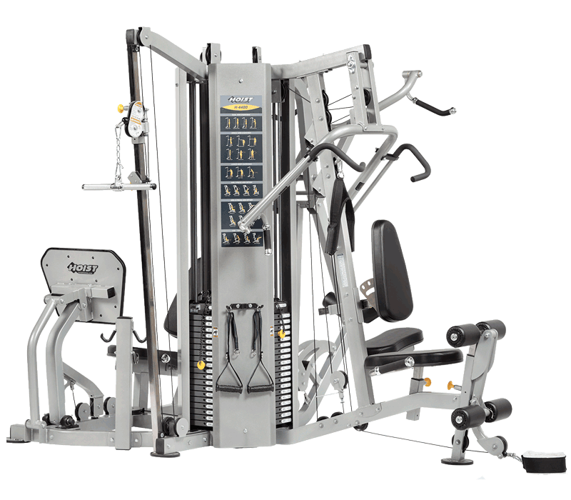Máquina de remo de puxar central - RS-1203 - HOIST Fitness - convencional