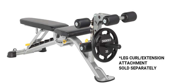  HOIST Fitness Weight Bench, 7-Position Adjustable